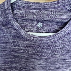 lululemon athletica Purple Heathered Top